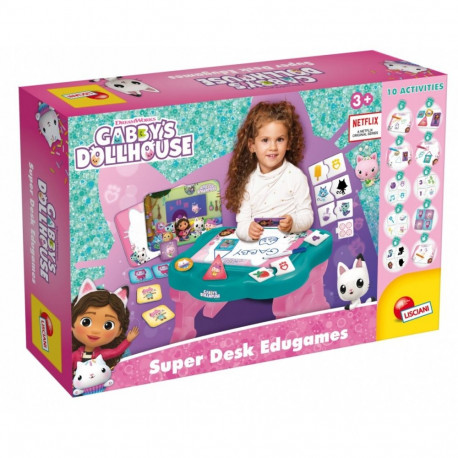 Biurko z grami - koci domek gabi