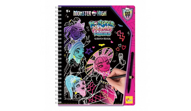 Zdrapywanka sketchbook scratch reveal monster high forever friends