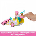 Lalka barbie stacie i pojazd filmowy gokart