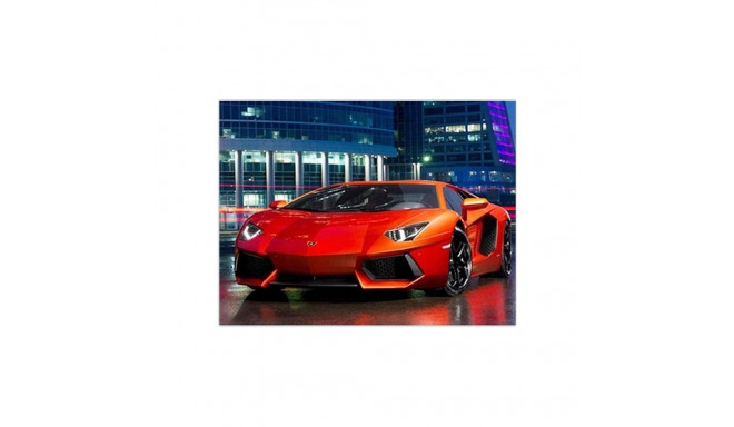 Diamentowa mozaika - auto czerwone