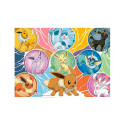 Puzzle 4x100 elementów pokemon