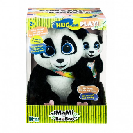 Maskotka interaktywna panda mami i dziecko panda baobao