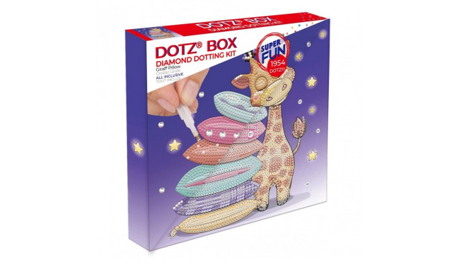 Mozaika diamentowa diamond dotz - poduszka Żyrafa pudełko