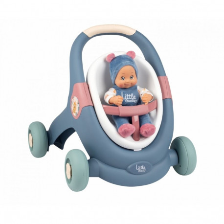 3-in-1 kõndimisabi nukuga little smoby