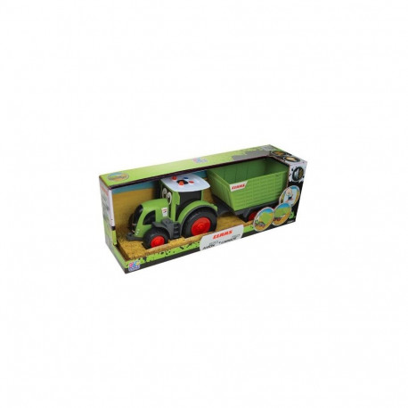 Happy people traktor Claas haagisega
