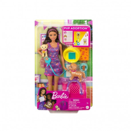 Lalka barbie adopcja piesków