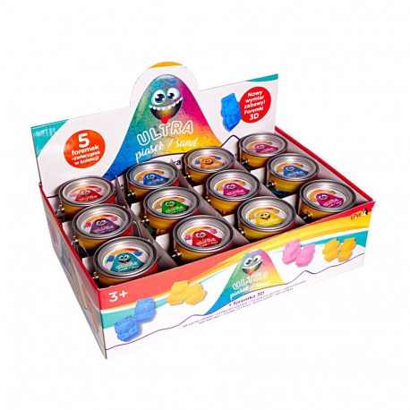 Piasek ultrapiasek puszka 150g mix 8 wzorów