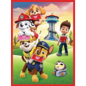 Puzzle 2w1 memos koerte meeskond tegutsemas, Paw Patrol