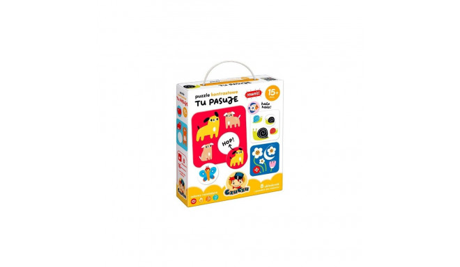 Puzzle kontrastowe - tu pasuje