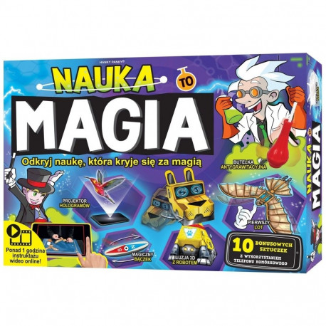Zestaw naukowy magiczne sztuczki nauka to magia