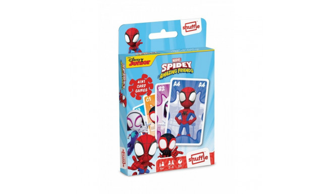 Gra karciana shuffle fun 4w1 marvel spidey i super-kumple