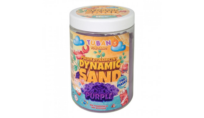 Piasek dynamiczny 1kg fioletowy
