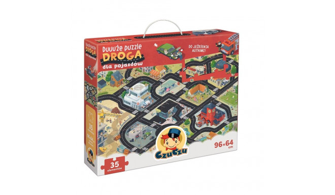 Duuuże puzzle - droga dla pojazdów