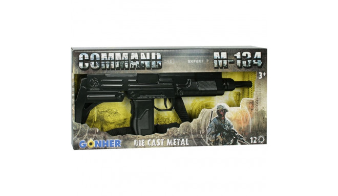 Karabin maszynowy metalowy 12 naboi gonher