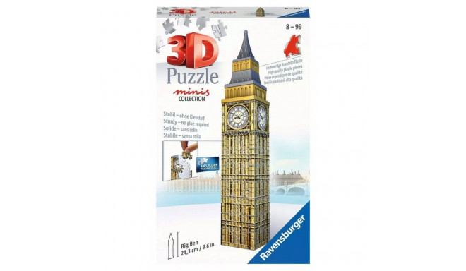 3D minihooned Big Ben 54-osaline pusle