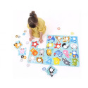 Duuuże puzzle z dziurką alfabet
