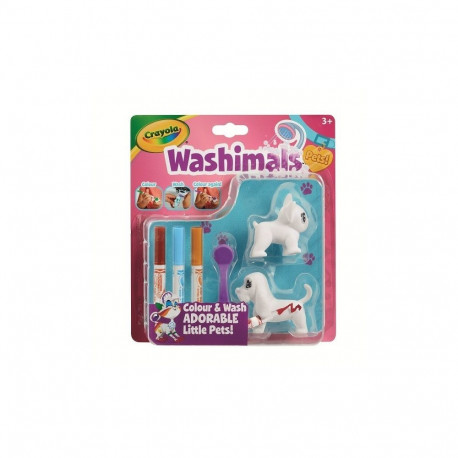 Crayola loominguline komplekt washimals värvitavad figuurid blisterpakendis koerad