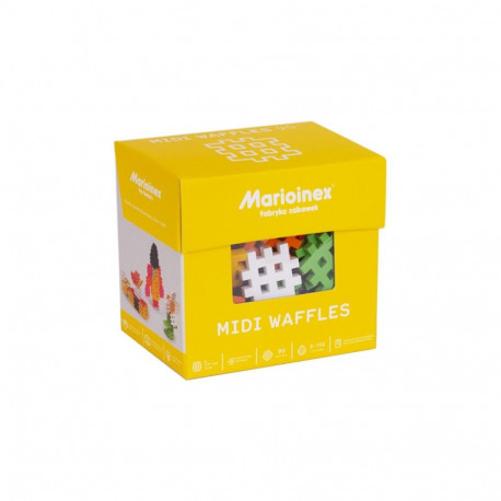 Klocki waffle midi 90 elementów