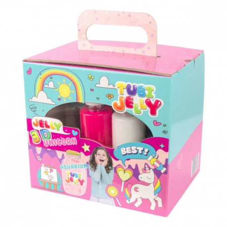 Zestaw tubi jelly 6 kolorów małe akwarium jednorożec