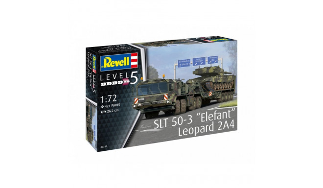 Model plastikowy slt 50-3 elefant + leopard 2a4