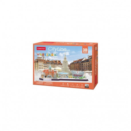 Puzzle 3d cityline warszawa