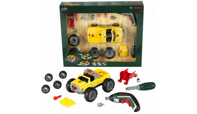 3-in-1 kruvitav auto koos kruvikeerajaga
