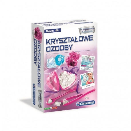 Zestaw naukowy kryształowe ozdoby