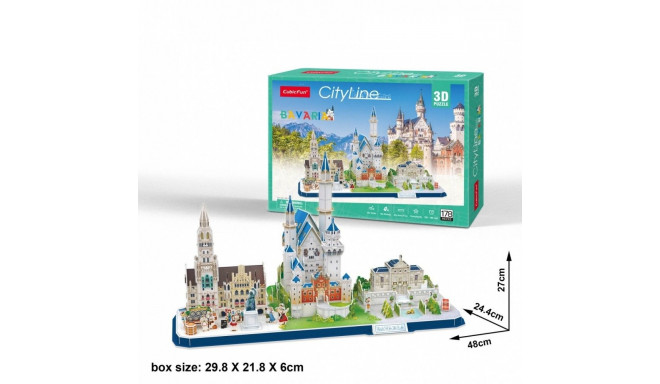 Puzzle 3d city line bawaria
