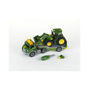 Traktor John Deere kokkupandav treileril