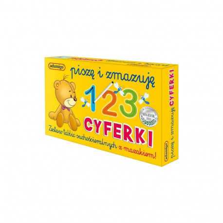 Zestaw piszę i zmazuję cyferki