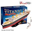 Puzzle 3d titanic duży