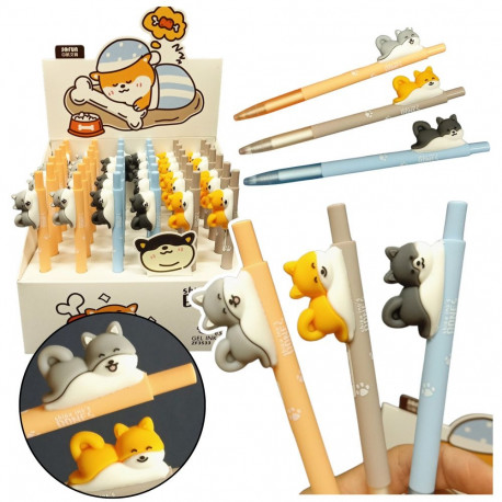 długopis figuuriga shiba koer sinine tint 0.5mm