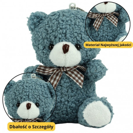 pluškäpp brelok kaunistus tumesinine 8cm