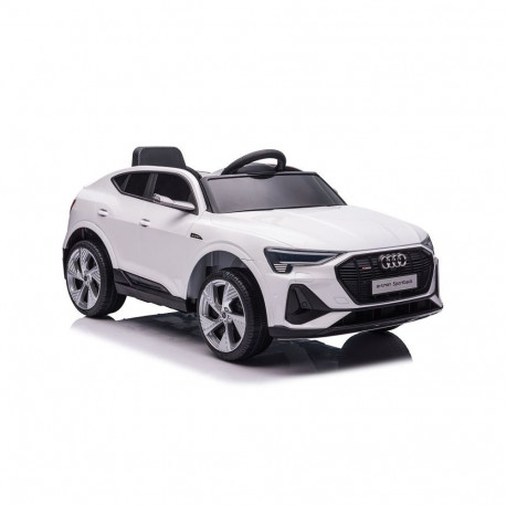 Auto akuga Audi E-Tron valge QLS-6688