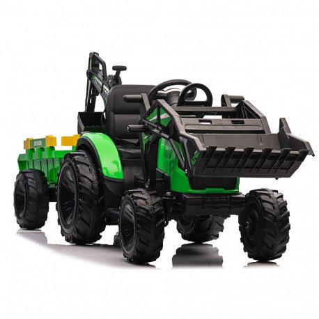 SX2068 roheline akuga ekskavaator haagisega