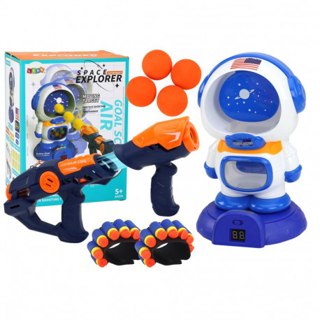 osavusmäng tulistamine astronauti pihta 2 püstolit kuulid nooled