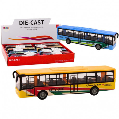Autobus Miejski Z Napędem Frykcyjnym 15cm Metalowy