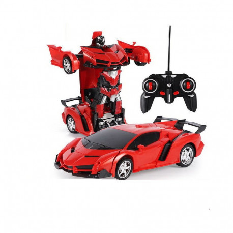Auto Robot 2w1 pult R/C valgus heli drift punane