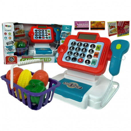 Kasa Fiskalna Dla Dzieci Kalkulator Koszyk Światła Dźwięki Warzywa