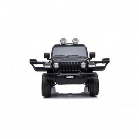 Auto na Akumulator Jeep Rubicon Światła LED MP3 Pilot 4x4 Czarny