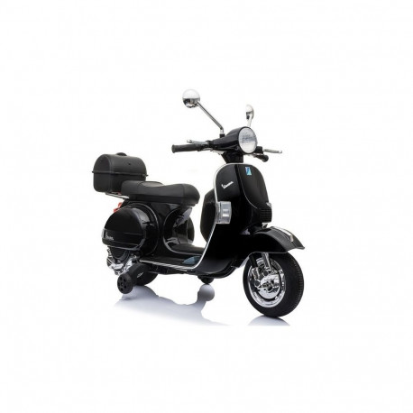 Vespa laste akurooller LED-tuled MP3-paneel, must
