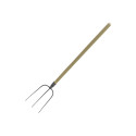 12283 Kolmeharuline heinahark 133 cm, puidust vars 100 cm
