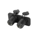 96-893# Autolaadija pistikupesa klapiga + 2x USB pesa 1A, 2,1A