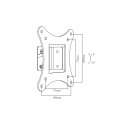 76-852# LCD teleri seinakinnitus 10"-32" tüüp X slim