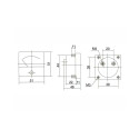 9320# Miernik analogowy voltomierz kwadrat 40v