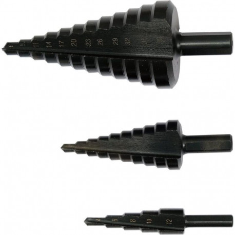 3 tk. astmelised puurid YT-44732 YATO