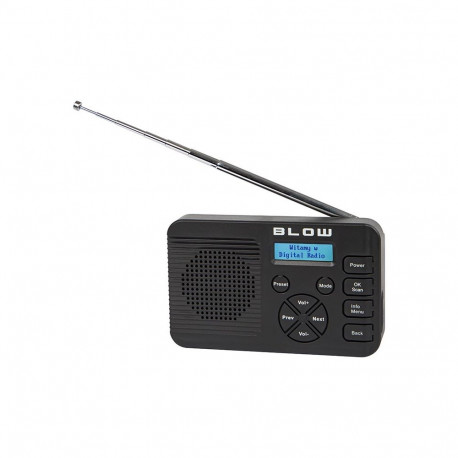 Radio RK4 FM/DAB+ kitchen, black