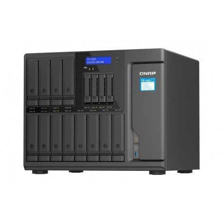The QNAP TS-1655-8G is a high-capacity, hybrid storage business NAS designed for sm