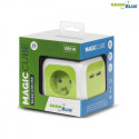 MagicCube quad current socket, 2 usb inputs 1,4m GB118