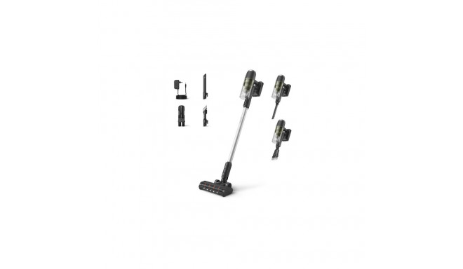 Philips 3000 Series XC3033/01 PowerCyclone 8 Cordless Vacuum Cleaner, Black/Green